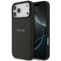 Guess Grained Gold Ring MagSafe Case for iPhone 18 Pro Max / 17 Pro Max - black Guess Grained Gold Ring MagSafe Case for iPhone 18 Pro Max / 17 Pro Max - black