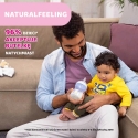 Chicco Plastmasas pudele NaturalFeeling Rozā 250ml 2m+ Chicco Plastmasas pudele NaturalFeeling Rozā 250ml 2m+