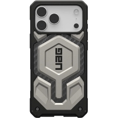 UAG Urban Armor Gear Monach Pro apvalks, saderīgs ar MagSafe, paredzēts IPHONE 18 Pro Max/17 Pro Max, titāna krāsā