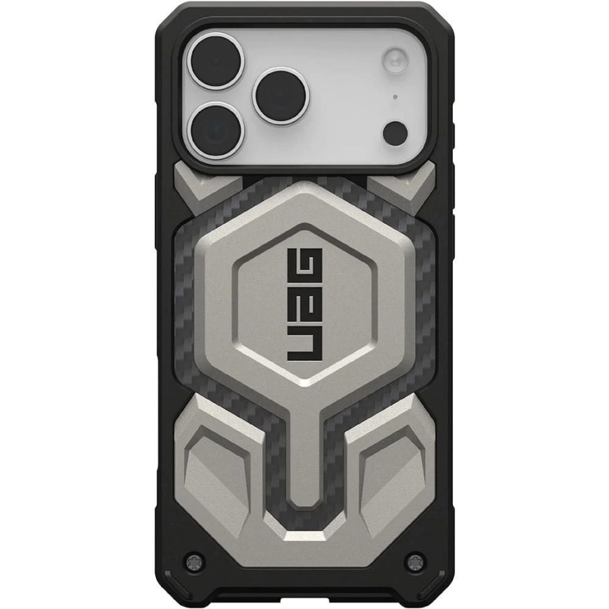UAG Urban Armor Gear Monach Pro korpus, ühilduv MagSafe'iga, mõeldud IPHONE 18 Pro Max/17 Pro Max jaoks, tihehalli värv – 3