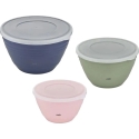 Emsa Mixing Bowl Set Colorful Prep & Bake 3-Piece with Lid (110538) Emsa Mixing Bowl Set Colorful Prep & Bake 3-Piece with Lid (110538)