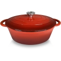 Allesken Mondex Rodeluxe Cast Iron Cooking Pan 30x22x11 cm Red 1 pc. Allesken Mondex Rodeluxe Cast Iron Cooking Pan 30x22x11 cm Red 1 pc.