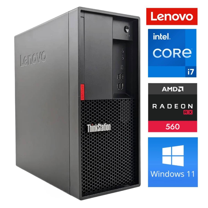 Lenovo P330 Tower i7-9700 8GB 256SSD M.2 NVME RX560 4GB WIN11Pro