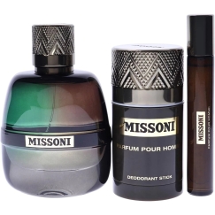Set Missoni: Pour Homme parfüüm meestele, 100 ml + Pour Homme parfüüm meestele, 10 ml + Pour Homme deodorant stick meestele, 75 