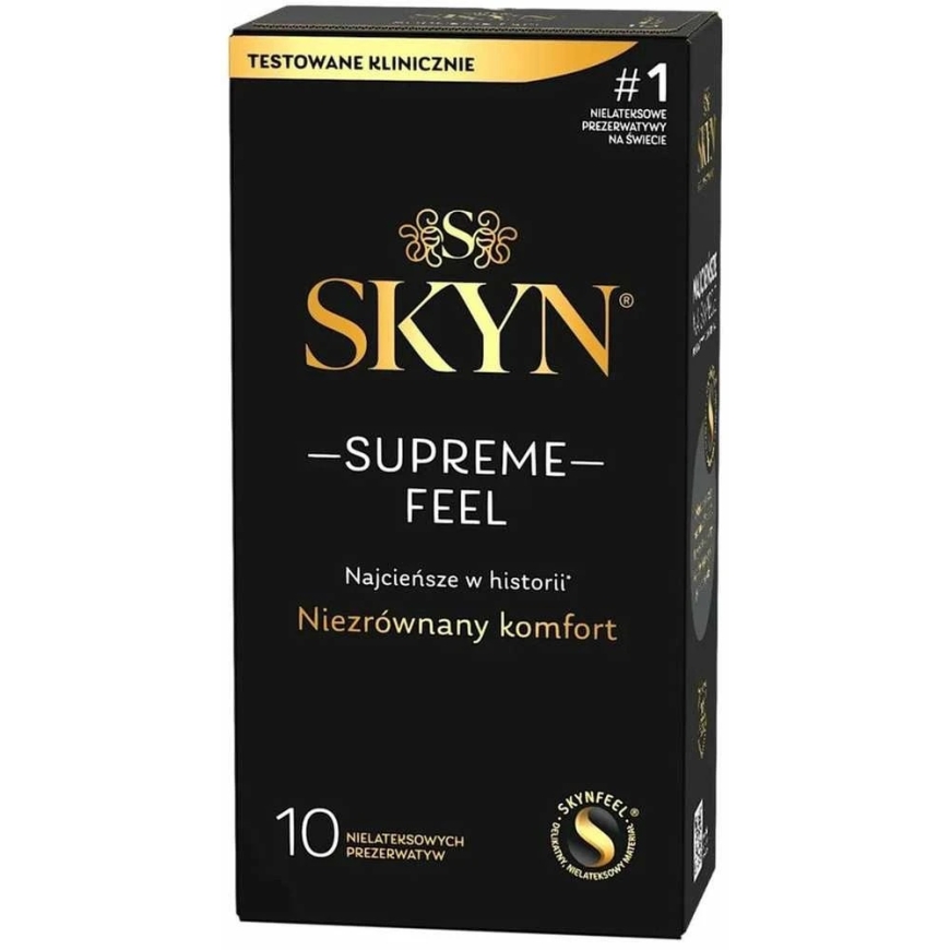 Skyn Supreme Feel õhukesed lateksivabad kondoomid 10 tk. – 2