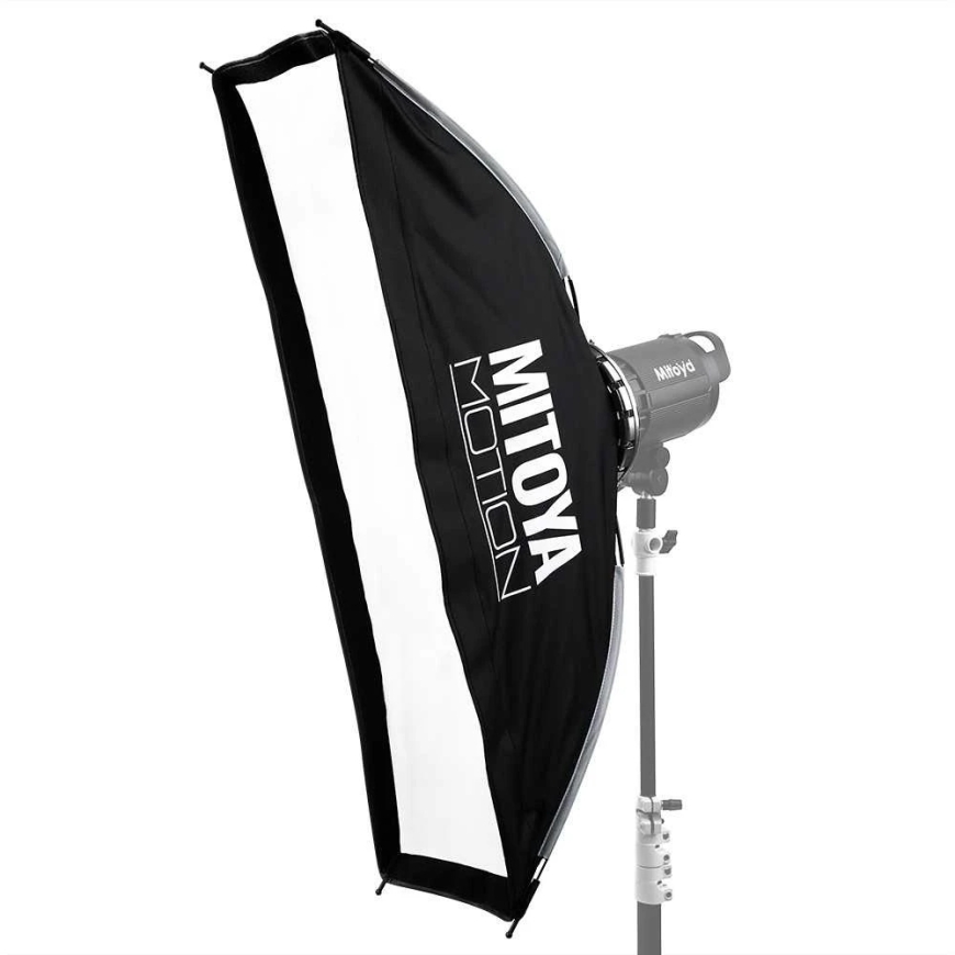 Stuudio softbox - Mitoya Motion Strip 22 × 90 cm koos Bowens võrguga – 3