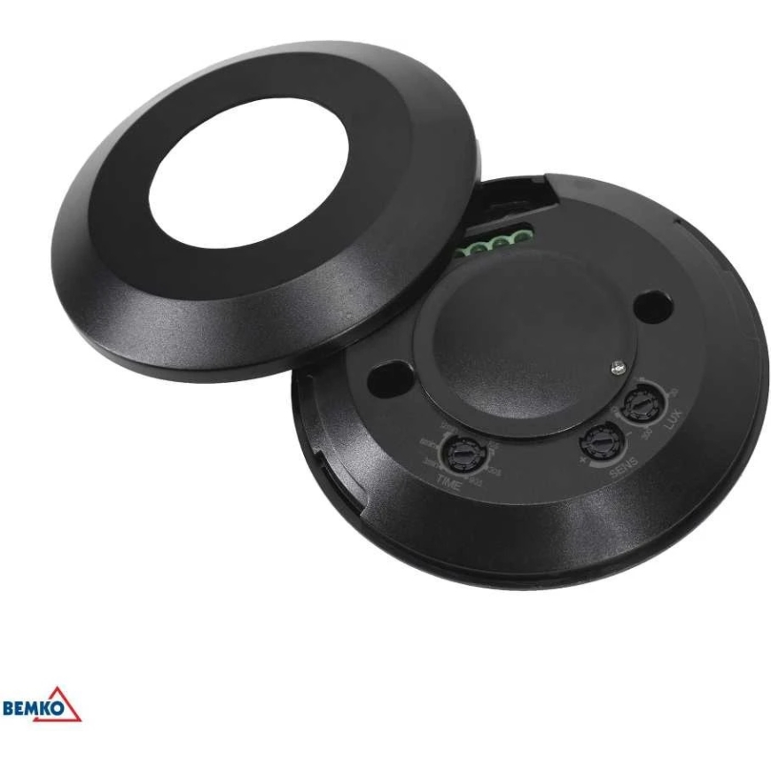Bemko Pindmikroaalsensor, must, IP20, max 800W, 360°, max 8m – 2