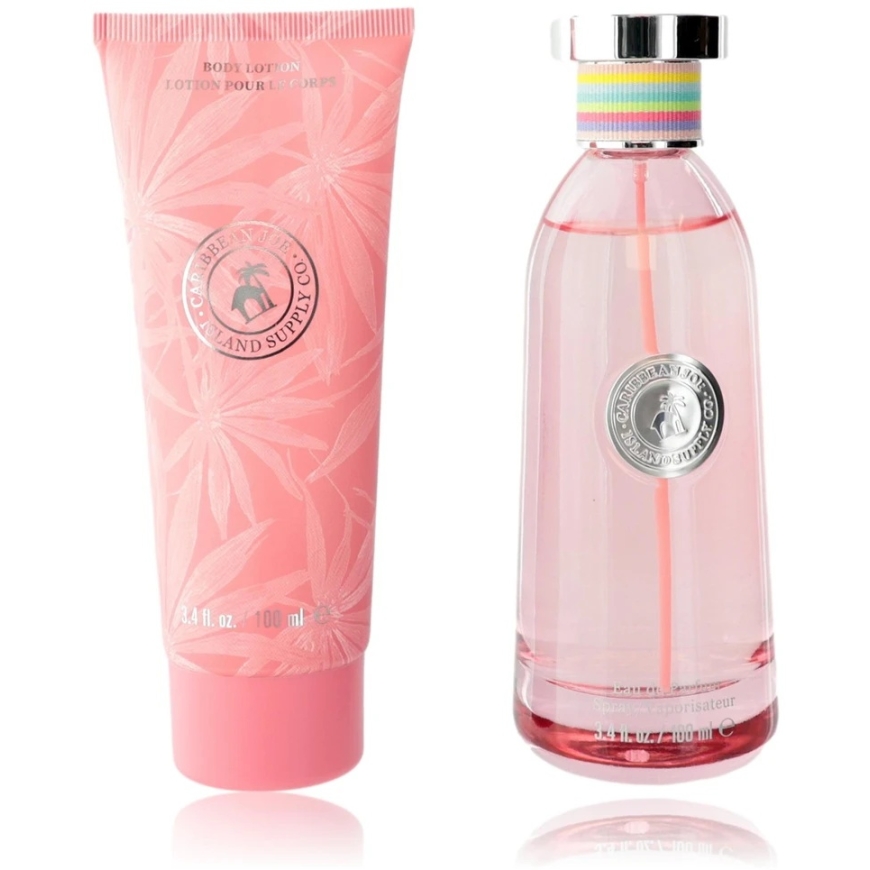 Caribbean Joe -sarja: Island Supply Tropical Haven Eau De Parfum naisille, 100 ml + Island Supply Tropical Haven kostuttava vart