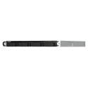 QNAP TS-464U NAS Rack (1U) Intel® Celeron® N5095 8 GB DDR4 0 TB QNAP Turbo System Aluminium, Black