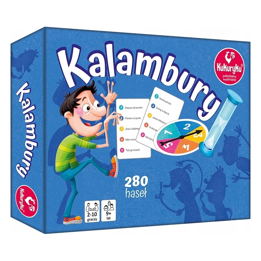 Настольная игра Kukuryku Семейная игра Шарады 280 записей Kukuryku 9+ – 3