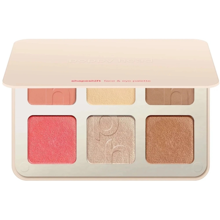 Monitoiminen kasvo- ja silmäpalette "Poppy Head Shapeshift", 18 g – 2