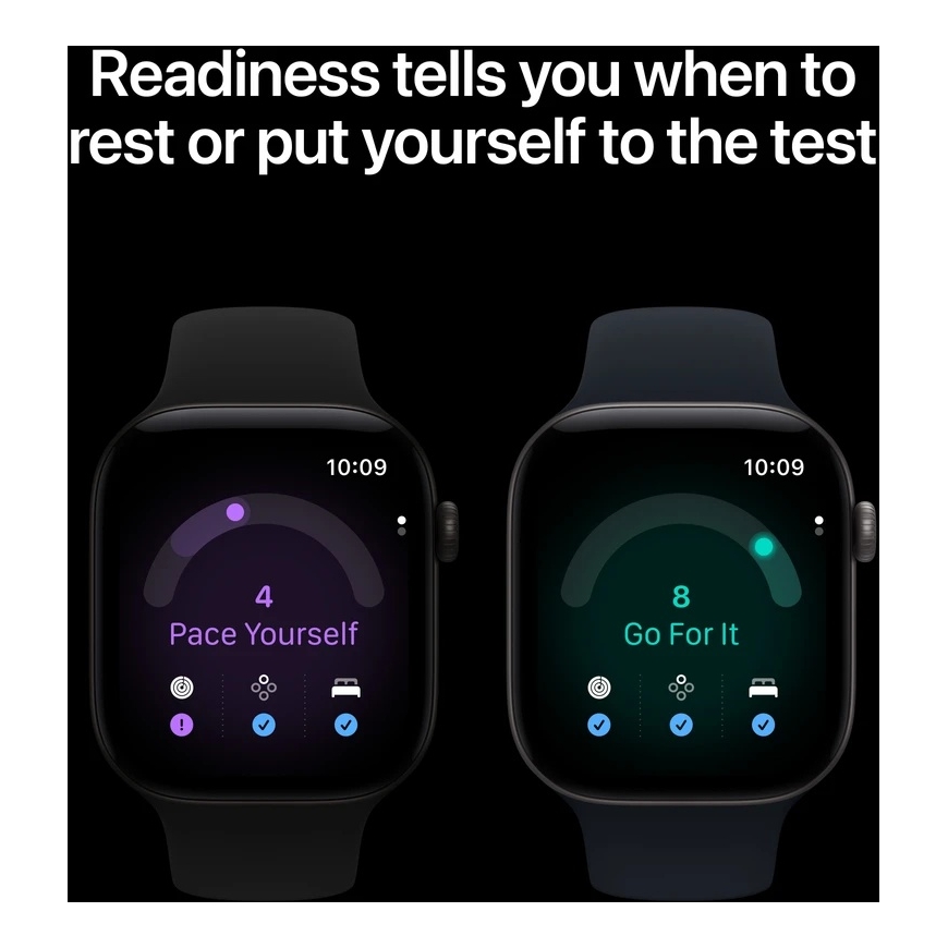Apple Watch Series 12 46mm Juodas/juodas dirželis M/L – 5