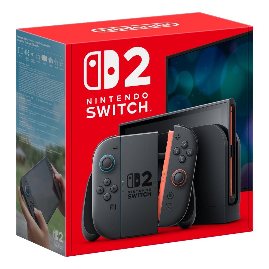 Nintendo Switch 2 portatīvā spēļu konsole 20,1 cm (7.9") 256 GB Skārienjūtīgais ekrāns Wi-Fi Melns