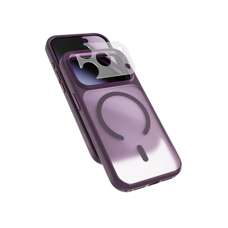 Чехол Epico HeroMatte Pro Mag+ для iPhone 17 Pro/18 Pro – совместим с Qi2 и MagSafe – темно-фиолетовый