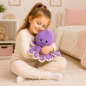 Lean Toys Plüüšiline kaheksajalg venivate tentaklitega, lilla, 30 x 20 x 20 cm Lean Toys Plüüšiline kaheksajalg venivate tentaklitega, lilla, 30 x 20 x 20 cm