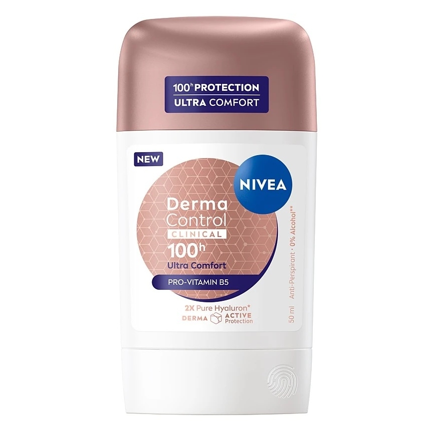 Nivea Derma Control Clinical Ultra Comfort antiperspirants-stikls 50 ml