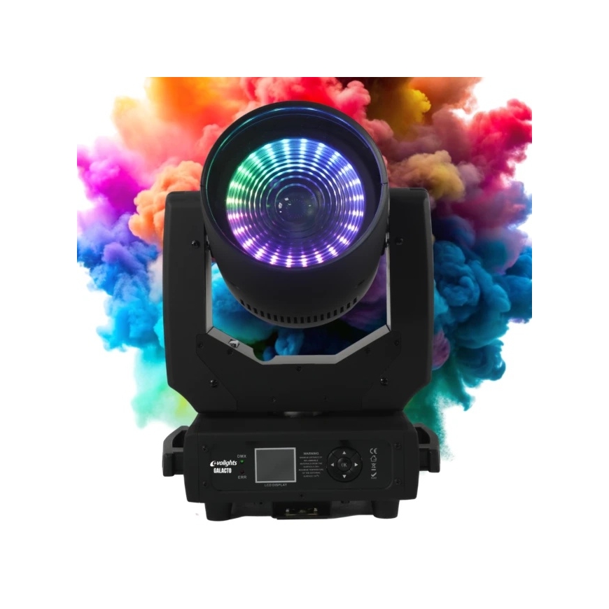 Carruzzo "EVOLIGHTS GALACTO" liikkuva etuvalon pesuvalaistus