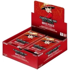 Bandai Tcg One Piece Card Game Booster Ekranas - Carrying on his will OP-13 (24 Packs)