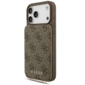 Dėklas Guess 4G Cardslots & Magnetic Closure Crossbody do iPhone 18 Pro Max / 17 Pro Max ruda Dėklas Guess 4G Cardslots & Magnetic Closure Crossbody do iPhone 18 Pro Max / 17 Pro Max ruda