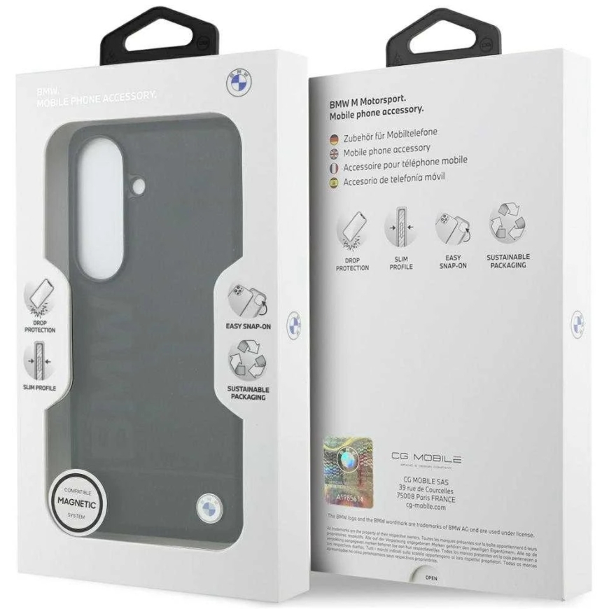 BMW Leather Hot Stamp MagSafe Case for Samsung Galaxy S26 black color – 2