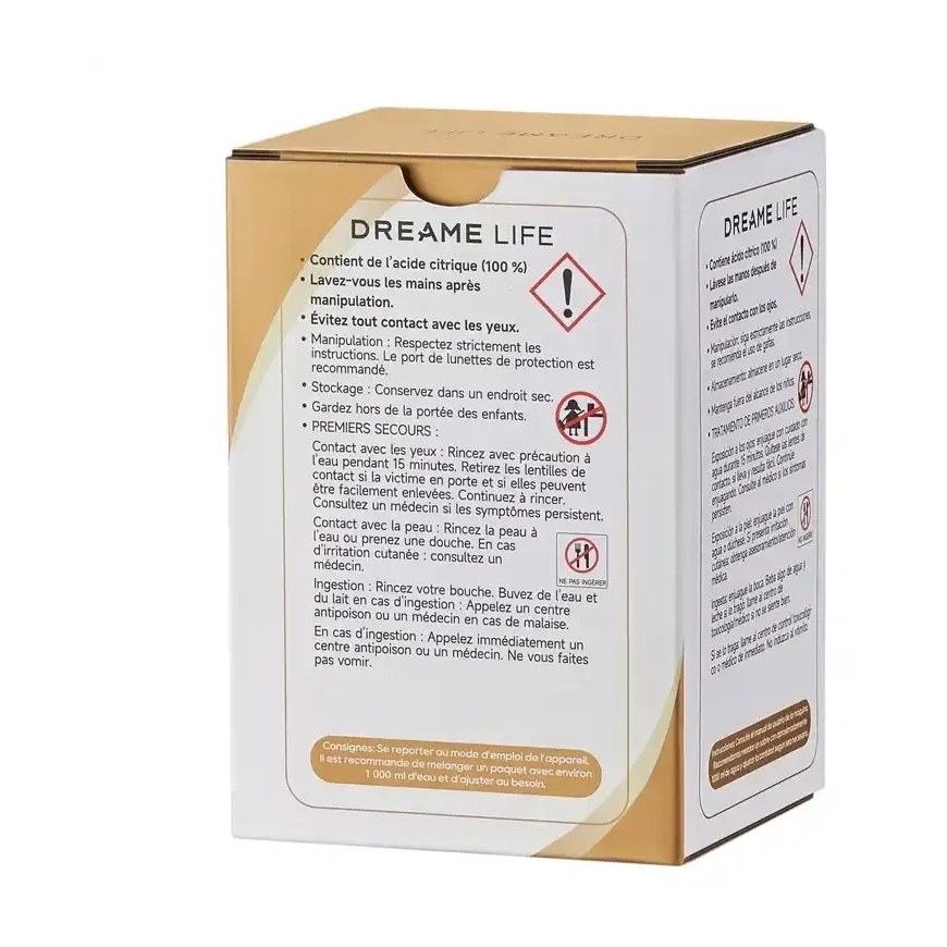 Kalkinpoistotyökalu - Dreame N20 Steam HNFA kalkinpoistoaine, 12 × 20 g – 2