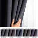 Mustat verhot lenkeillä AmeliaHome 200 × 280 cm Mustat verhot lenkeillä AmeliaHome 200 × 280 cm