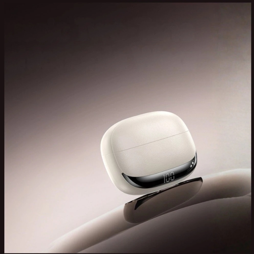 AWEI TA19 ANC Bluetooth 6.0 TWS Wireless Earbuds + Charging Case Sand Color – 4