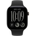Apple Watch Series 12 42mm Musta/Musta rihm M/L