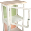Home4You Витрина "BIANCA" 51 x 35 x H129 см, винтажного белого цвета Home4You Витрина "BIANCA" 51 x 35 x H129 см, винтажного белого цвета