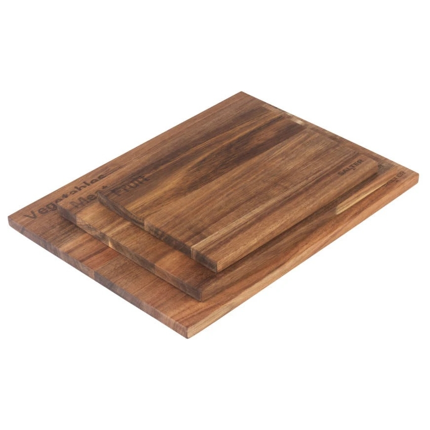 Salter BW14740 acacia puidust 3-osaline lõikelaudade komplekt