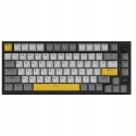 Belaidė mechaninė klaviatūra Ajazz AK820 Pro Gift Switch Juoda Pilka Geltona RGB