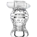 Toyfa Lingam Shakti, värisevä masturbaattori, TPE, läpinäkyvä, 9 cm Toyfa Lingam Shakti, värisevä masturbaattori, TPE, läpinäkyvä, 9 cm