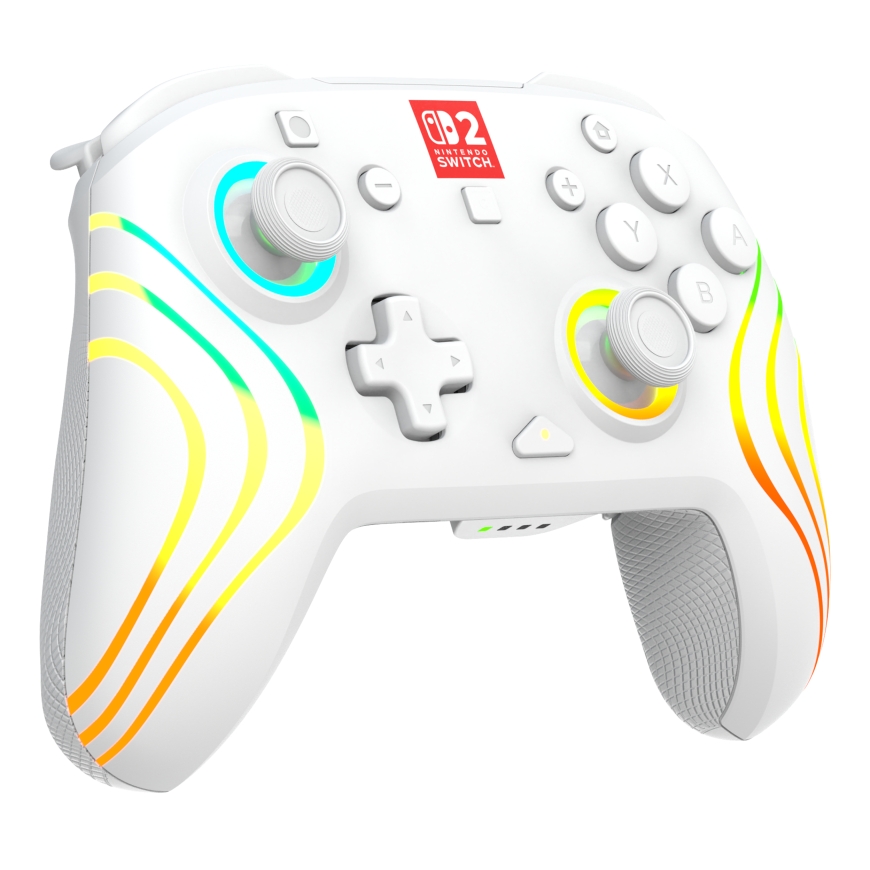 Turtle Beach Afterglow Wave White Wireless RGB Gaming Controller. Officially Licensed for Nintendo S – 3