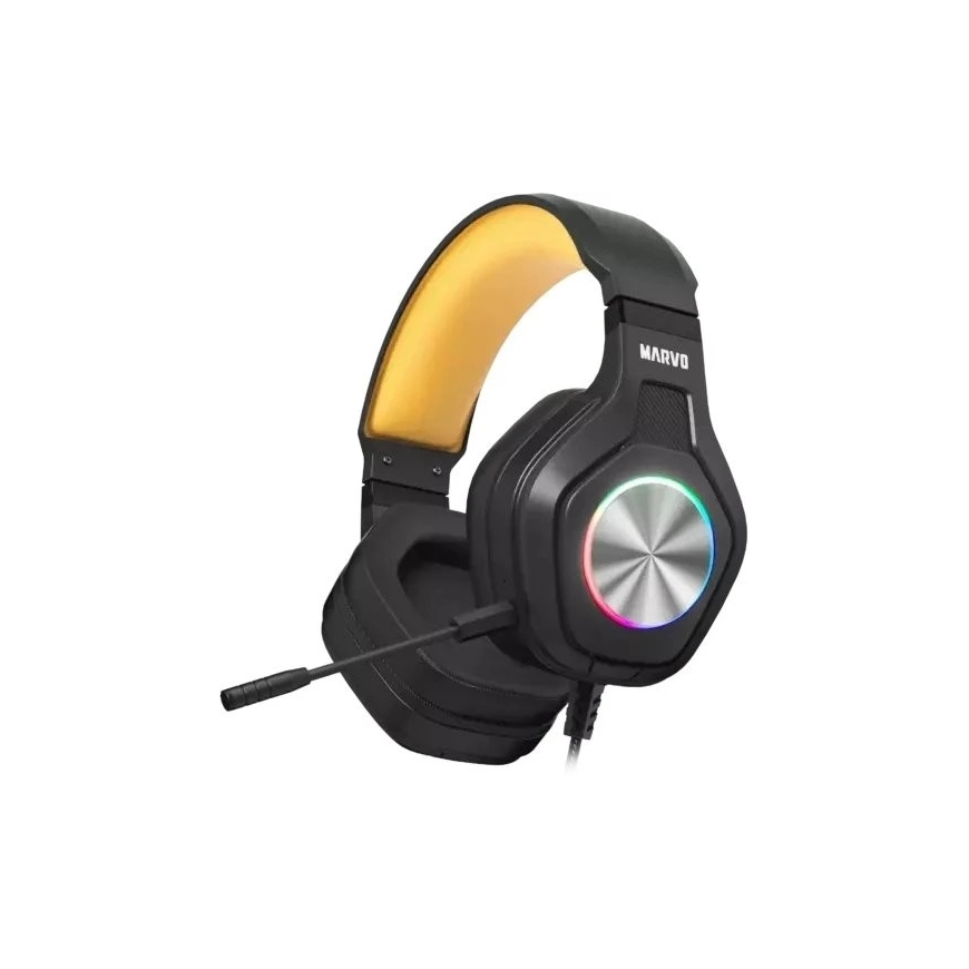 Marvo Pulz 80W Langattomat pelikuulokkeet RGB | 3.5mm | Musta