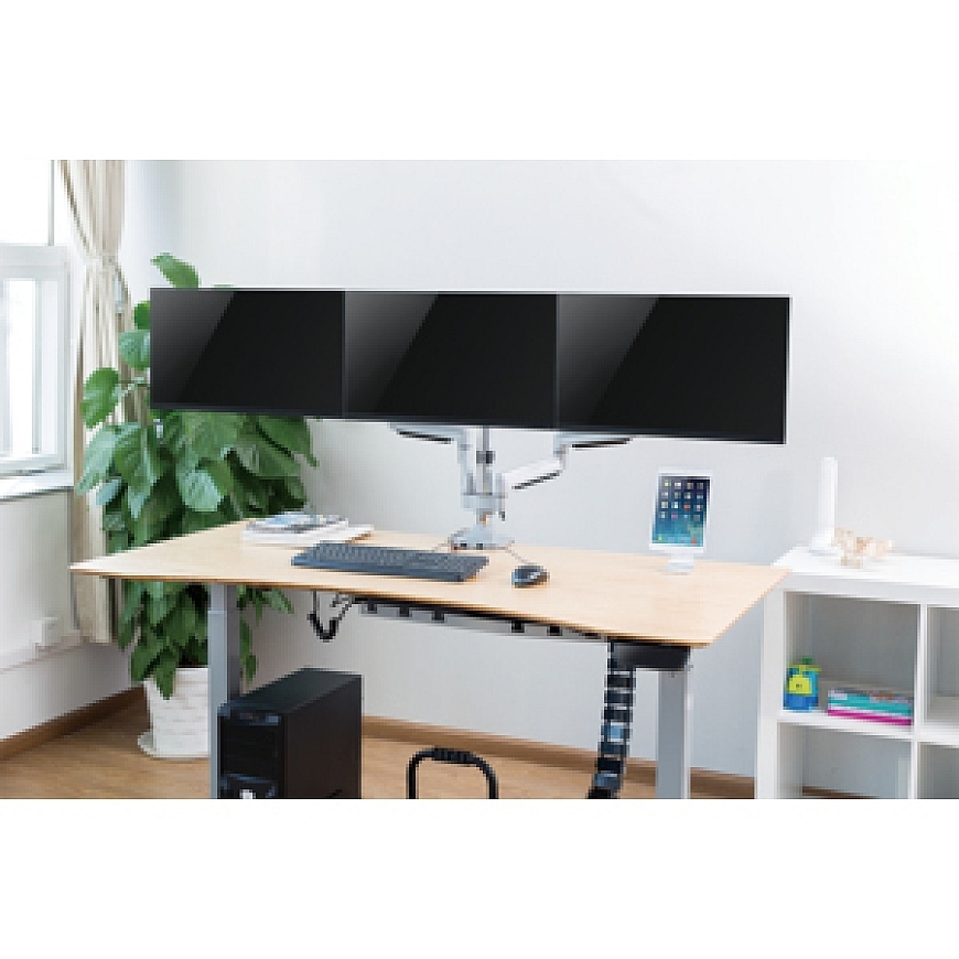 LogiLink BP0052 monitor mount / stand 81.3 cm (32") Desk Metallic – 3