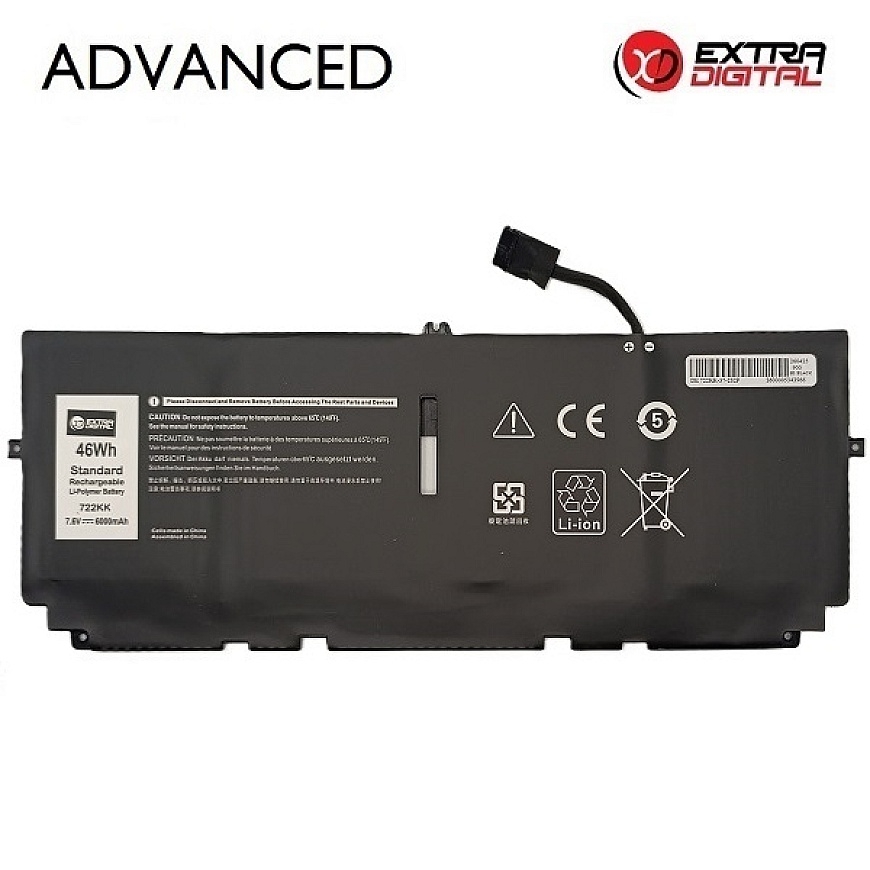 Notebook Battery DELL 722KK, 6000mAh, Extra Digital Advanced