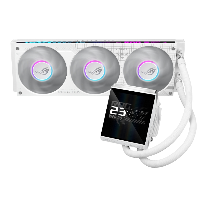 ASUS ROG Strix LC IV 360 ARGB LCD White Edition Processor Liquid cooling kit 12 cm – 3