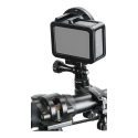 Puluz Aluminum Handlebar Mount with 360-Degree Rotation for Action Cameras (Black)
