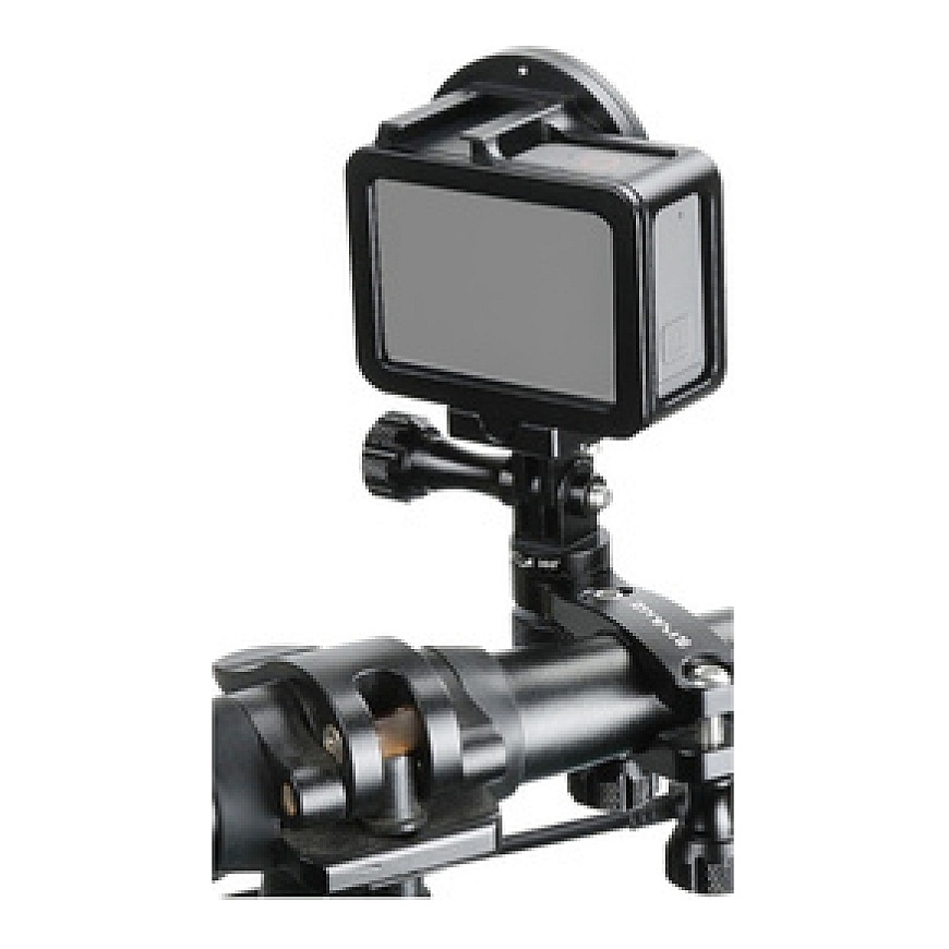 Puluz Aluminum Handlebar Mount with 360-Degree Rotation for Action Cameras (Black) – 2