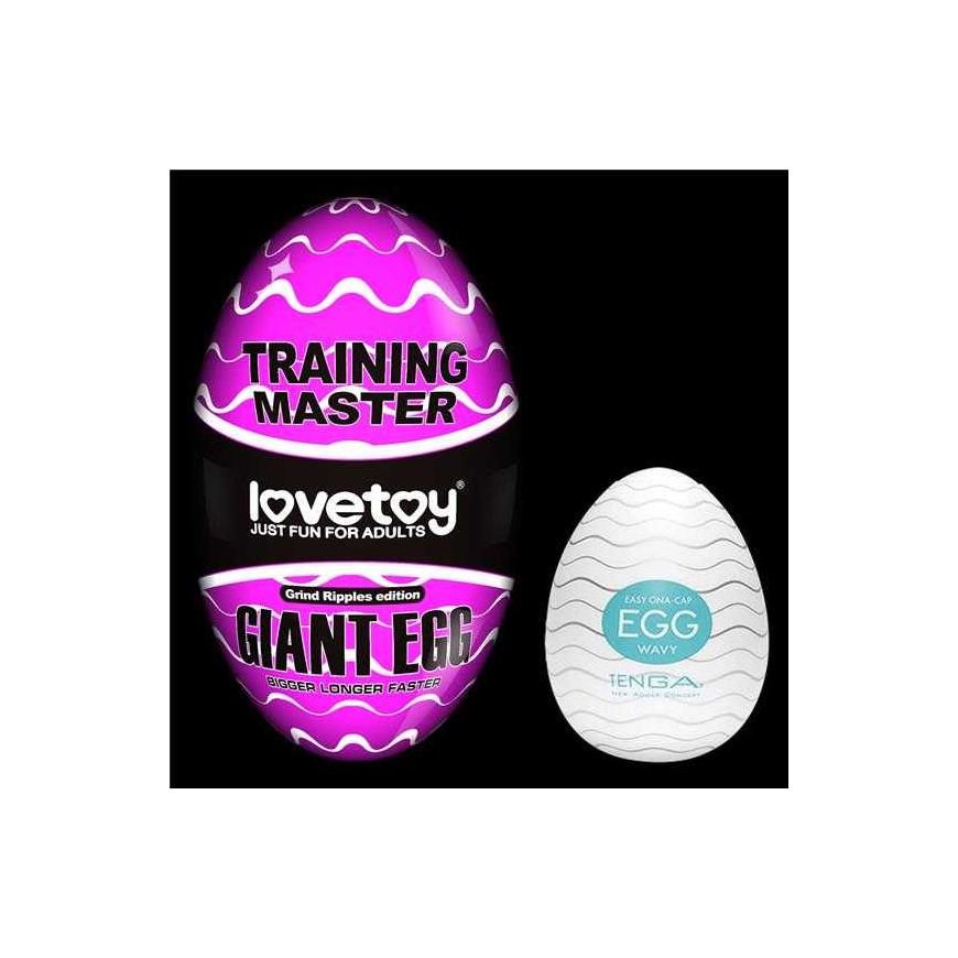 LOVETOY Giant Egg Masturbator Violetinė – 3
