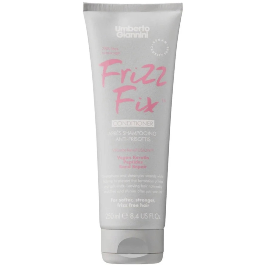 Umberto Giannini Frizz Fix matu kondicionieris, mīkstinošs un izlīdzinošs, kā arī atjaunojošs, 250 ml