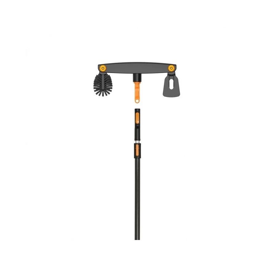 Fiskars OneClick vihmaveerennide puhastaja + teleskoopkäepide L