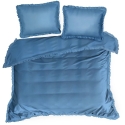 Bedding Set Eurofirany D91/POS/MI/FAL/3 220X200 70X80/X2 WHITE Bedding Set Eurofirany D91/POS/MI/FAL/3 220X200 70X80/X2 WHITE