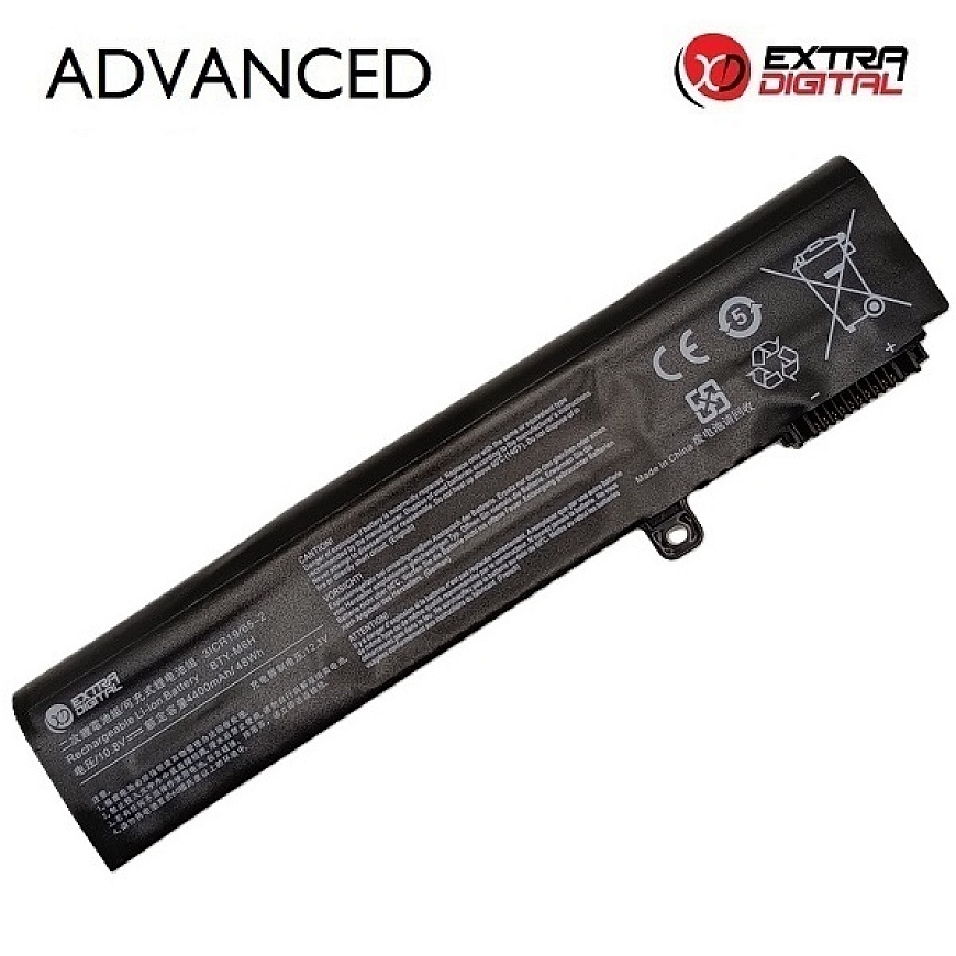 Аккумулятор для ноутбука MSI BTY-M6H, 4400mAh, Extra Digital Advanced