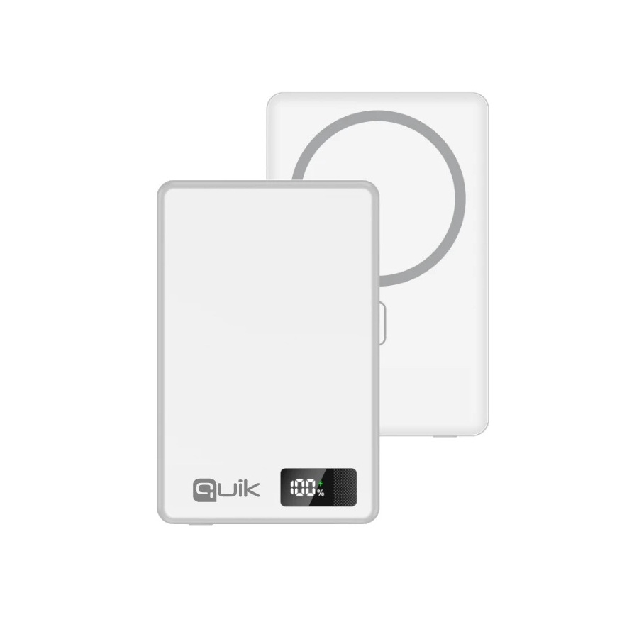 Quik Accessories QP-840 Ohut Magneettinen Langaton Power Bank 10,000mAh