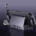 Ugreen Steam Deck USB-C-dokkiasema 9w1 4K 120Hz - harmaa Ugreen Steam Deck USB-C-dokkiasema 9w1 4K 120Hz - harmaa