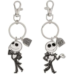 Peers Hardy Disney Painajainen ennen joulua Jack Skellington setti 2 avaimenperää