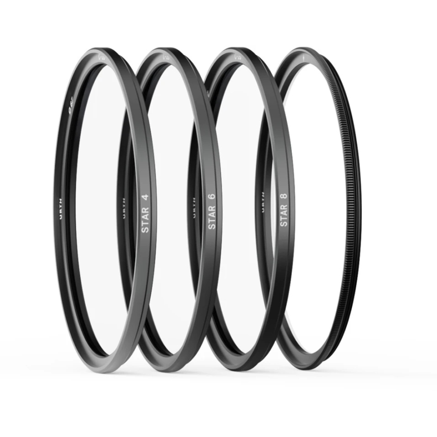 Camera Lens Filter - Urth 55 mm Magnetic "Stellar" Filter Set "Plus+" with 4, 6, and 8 Point Filters – 3