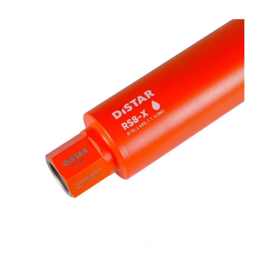 Distar RS8-X gręžimo karūnos armuotam betonui 42 -300mm skersmens, ilgis 450mm DIAFIX, Karūnos skersmuo, mm: 102 mm – 2