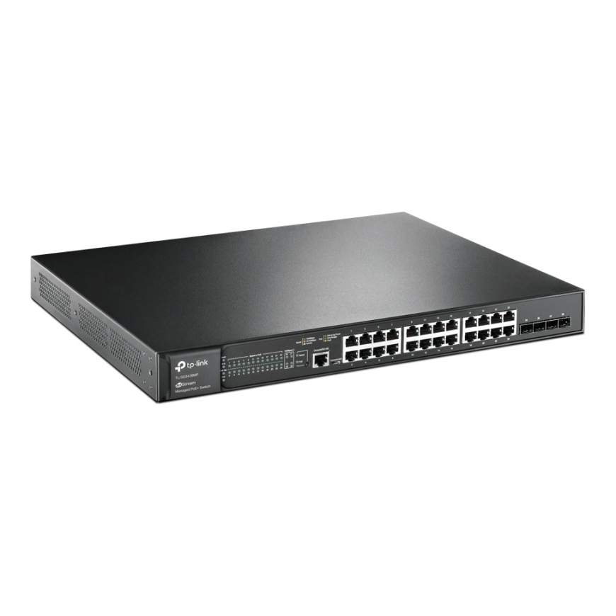 TP-Link JetStream TL-SG3428MP tīkla pārslēgs Vadīts L2+ Gigabit Ethernet (10/100/1000) Power over Et